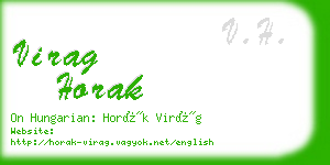 virag horak business card